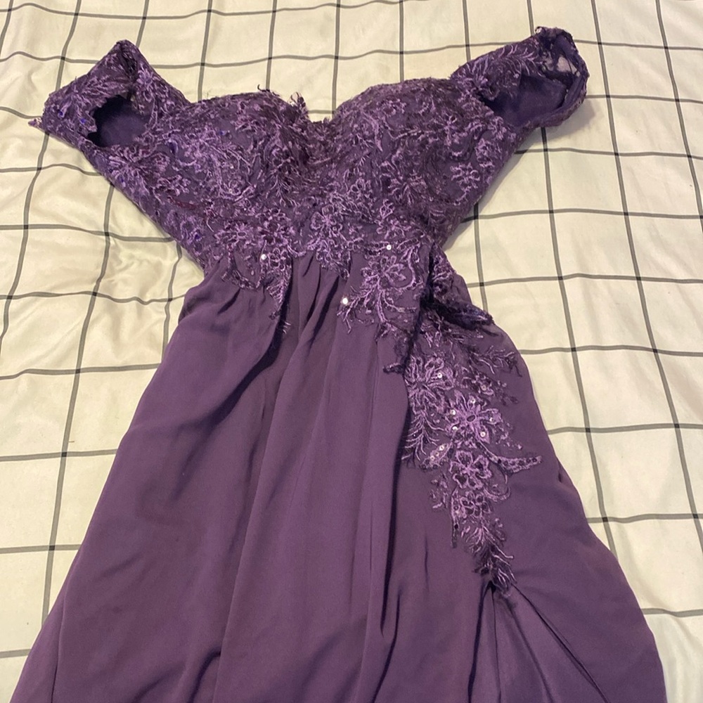 Purple dress